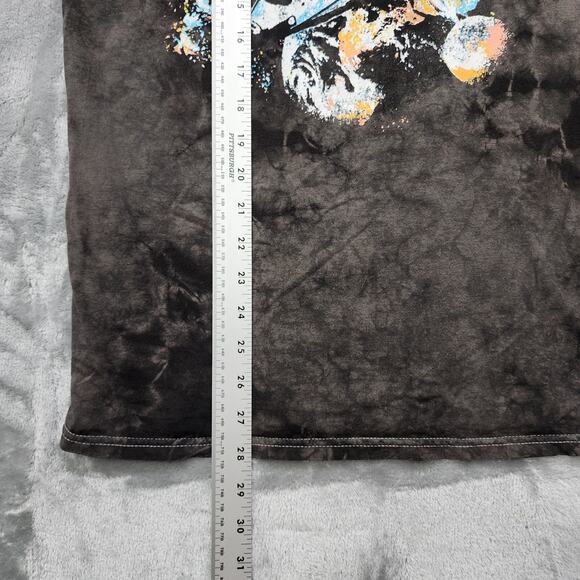 Fifth Sun Shirt Mens S Gray Tie Dye Crew Neck Nasa Graphic Tee Long Sleeves - Picture 6 of 7